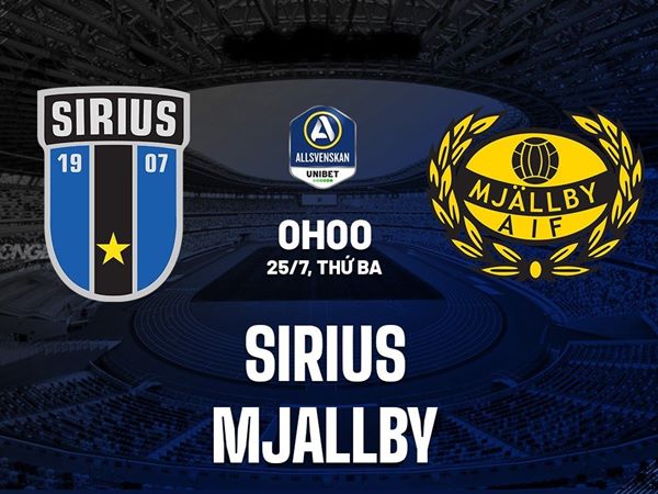 Nhận định trận Sirius vs Mjallby: 0h00 ngày 25/07